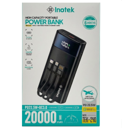 Inotek 20000mah 22.5W Super Charging Power Bank