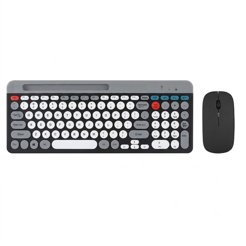 ZYG-806 Dual Mode Wireless Gaming Keyboard Mouse Combo Rechargeable USB And Bluetooth for Laptop Desktop PC