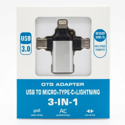 T69 3 in 1 Otg Adapter